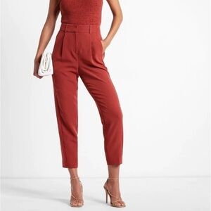 NWT Express Pleated High Rise Ankle Pants Trousers Size 00